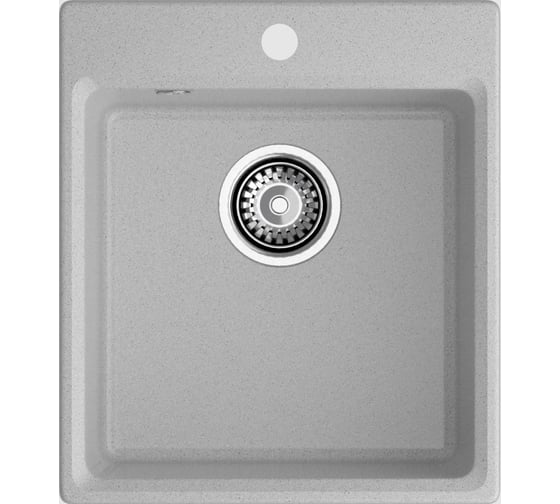 Мойка GranFest Композит LEVEL 420 1-чаша 420*480 серый GF- LV-420 серый 1