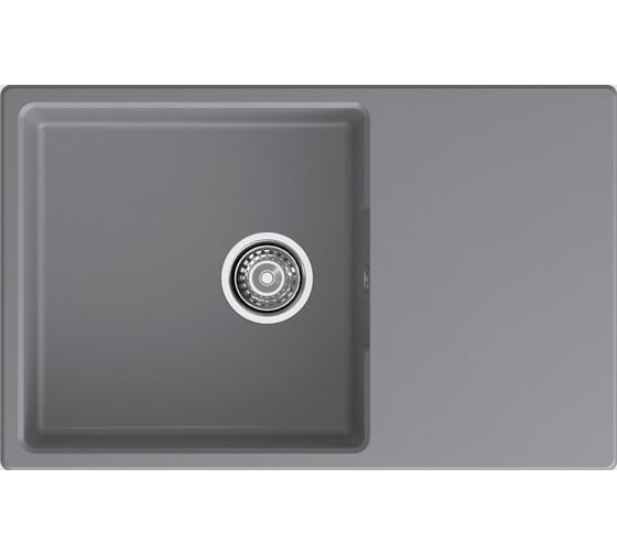 Мойка GranFest URBAN 678L 1-чаша+крыло 780*490мм темно-серый GF-UR- 678L темно-серый 1