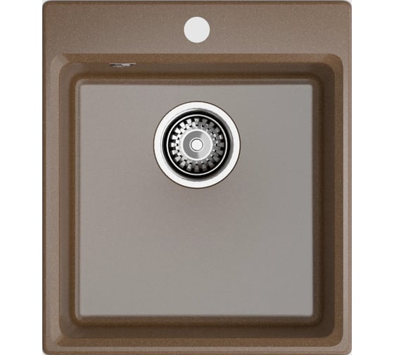 Мойка GranFest Композит LEVEL 420 1-чаша 420*480 терракот GF- LV-420 терракот 1