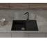 Мойка GranFest URBAN 678L 1-чаша+крыло 780*490мм черный GF-UR- 678L черный 2