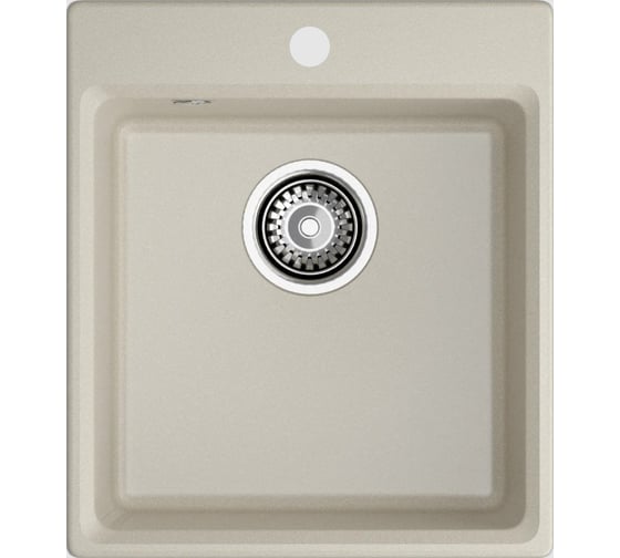 Мойка GranFest Композит LEVEL 420 1-чаша 420*480 топаз GF- LV-420 топаз 1