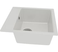 Мойка для кухни Teymi 46х51 белая матовая Lori Mini T120129 ЦБ-00285197