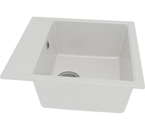 Мойка для кухни Teymi 46х51 белая матовая Lori Mini T120129 ЦБ-00285197 1