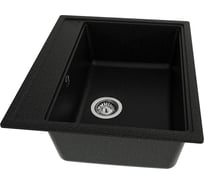 Мойка для кухни Teymi 60х51 черная матовая Lori Maxi T120120 ЦБ-00285207