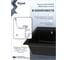Мойка для кухни Teymi 60х51 черная матовая Lori Maxi T120120 ЦБ-00285207 7
