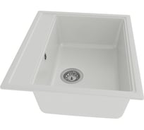 Мойка для кухни Teymi 60х51 белая матовая Lori Maxi T120121 ЦБ-00285205