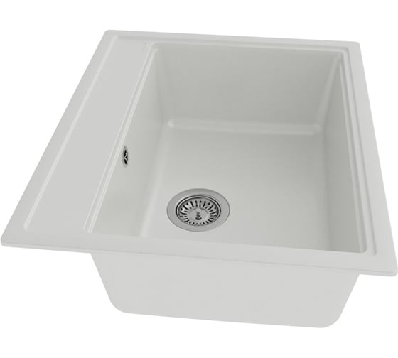 Мойка для кухни Teymi 60х51 белая матовая Lori Maxi T120121 ЦБ-00285205 1