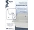 Мойка для кухни Teymi 60х51 белая матовая Lori Maxi T120121 ЦБ-00285205 7
