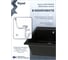 Мойка для кухни Teymi 46х51 черная матовая Lori Mini T120128 ЦБ-00285199 7