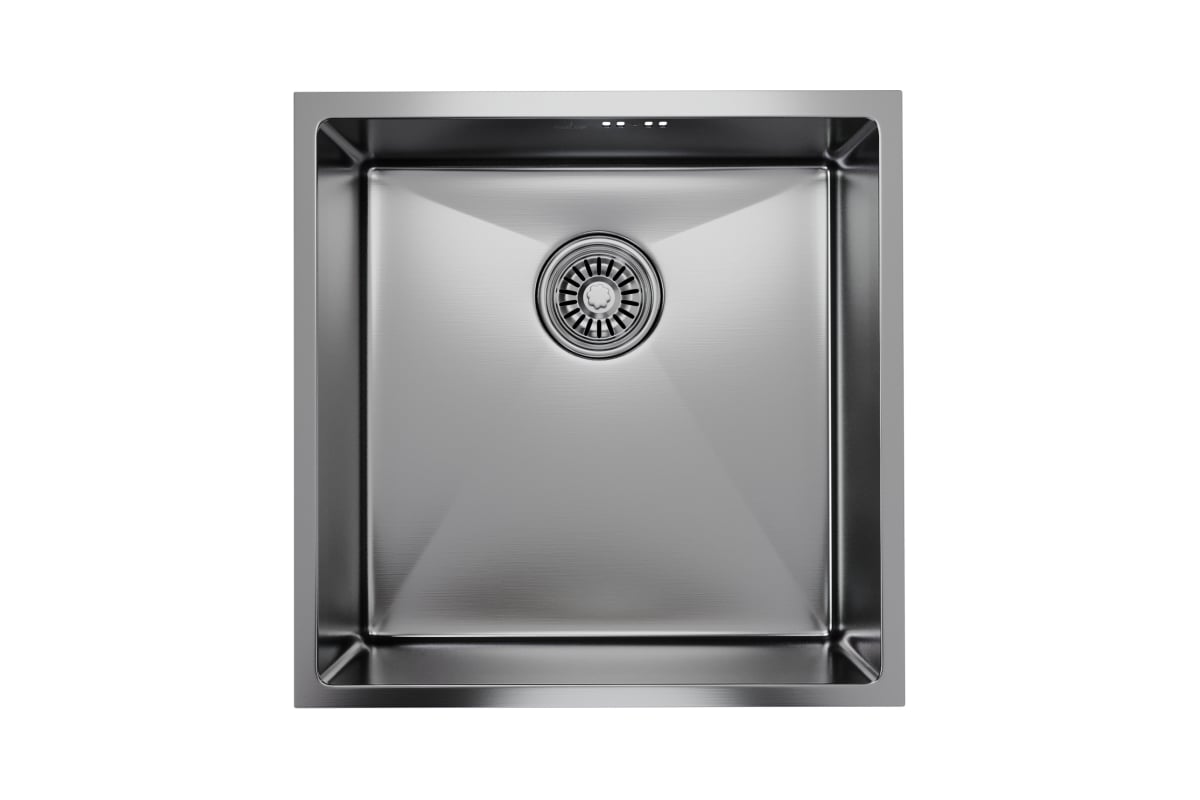 Подстольная мойка MIXLINE PRO 50x50, 3 мм, выпуск 3 1/2, 20 см, с ...