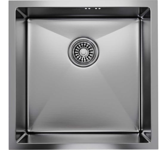 Подстольная мойка MIXLINE PRO 45x45, 3 мм, выпуск 3 1/2, 20 см, с сифоном, сатин 547225