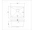 Подстольная мойка MIXLINE PRO 53x43, 3 мм, выпуск 3 1/2, 22 см, с сифоном, черный графит 547232 7