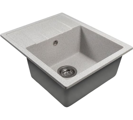 Мойка MIXLINE ML-GMS103 СТАНДАРТ с крылом, серый 310, 570_460_190мм 558120 1