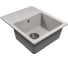 Мойка MIXLINE ML-GMS103 СТАНДАРТ с крылом, серый 310, 570_460_190мм 558120 1