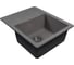 Мойка MIXLINE ML-GMS103 СТАНДАРТ с крылом, темно-серый 309, 570х460х190мм 558119 1