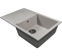 Мойка MIXLINE ML-GMS107 СТАНДАРТ с крылом, серый 310, 770х493х190мм 558132