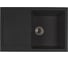 Мойка MIXLINE ML-GMS107 СТАНДАРТ с крылом, черный 308, 770х493х190мм 558128 2