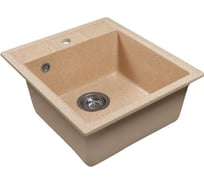 Мойка MIXLINE ML-GMS110 СТАНДАРТ прямоугольная, песочный 302, 497_440_175мм 558093