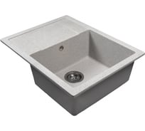 Мойка MIXLINE ML-GMS115 СТАНДАРТ с крылом, серый 310, 645_505_190мм 558114