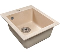 Мойка MIXLINE ML-GMS118 СТАНДАРТ прямоугольная, бежевый 328, 492_417_190мм 558106