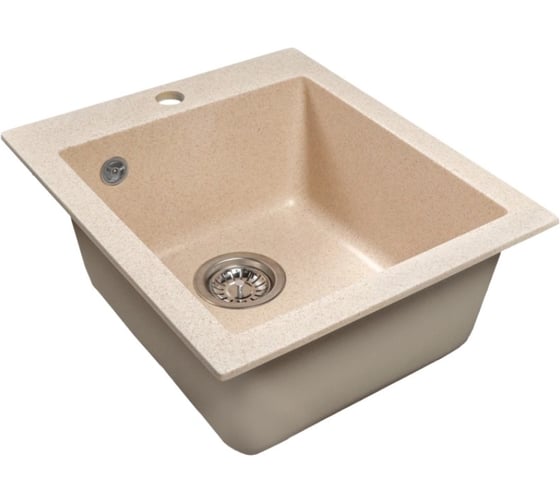 Мойка MIXLINE ML-GMS118 СТАНДАРТ прямоугольная, бежевый 328, 492_417_190мм 558106 1