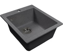 Мойка MIXLINE ML-GMS118 СТАНДАРТ прямоугольная, темно-серый 309, 492_417_190мм 558107