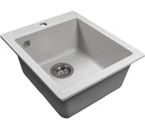 Мойка MIXLINE ML-GMS118 СТАНДАРТ прямоугольная, серый 310, 492_417_190мм 558108