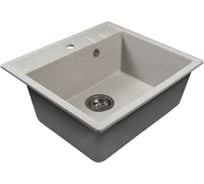 Мойка MIXLINE ML-GMS121 СТАНДАРТ прямоугольная, серый 310, 555_495_190мм 558102