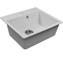 Мойка MIXLINE ML-GMS121 СТАНДАРТ прямоугольная, белый 331, 555_495_190мм 558097