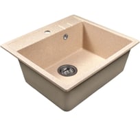 Мойка MIXLINE ML-GMS121 СТАНДАРТ прямоугольная, бежевый 328, 555_495_190мм 558100