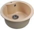 Мойкa MIXLINE ML-GMS101 СТАНДАРТ круглая, бежевый 328, 480 мм, глубина чаши 190 558082 1