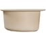 Мойкa MIXLINE ML-GMS101 СТАНДАРТ круглая, бежевый 328, 480 мм, глубина чаши 190 558082 3
