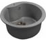 Мойкa MIXLINE ML-GMS101 СТАНДАРТ круглая, темно-серый 309, 480 мм, глубина чаши 190 558083 1