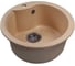 Мойкa MIXLINE ML-GMS101 СТАНДАРТ круглая, песочный 302, 480 мм, глубина чаши 190 558081 1
