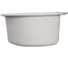 Мойкa MIXLINE ML-GMS101 СТАНДАРТ круглая, белый 331, 480 мм, глубина чаши 190 558079 3