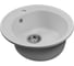Мойкa MIXLINE ML-GMS102 СТАНДАРТ круглая, белый 331, 500 мм, глубина чаши 170 558085 1