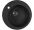 Мойкa MIXLINE ML-GMS102 СТАНДАРТ круглая, черный 308, 500 мм, глубина чаши 170 558086 2