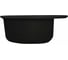 Мойкa MIXLINE ML-GMS102 СТАНДАРТ круглая, черный 308, 500 мм, глубина чаши 170 558086 3