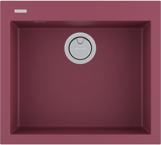 Мойка Paulmark DECORATION 56, ACRYSTONE MERLOT, 560х500 мм, PM935650-ME 1