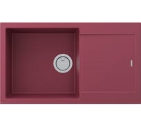 Мойка Paulmark EXTENSIO 86, ACRYSTONE, MERLOT, 860х500 мм, PM988650-ME