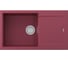 Мойка Paulmark EXTENSIO 86, ACRYSTONE, MERLOT, 860х500 мм, PM988650-ME 1