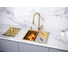 Мойка Paulmark NEXT-MULTI SINK 54 UNI нерж. сталь, брашированное золото, 540х450мм, PM785445-BG 4