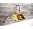 Мойка Paulmark NEXT-MULTI SINK 58 UNI нерж. сталь, брашированное золото, 580х450мм, PM785845-BG 4