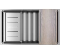 Мойка Paulmark NEXT-MULTI SINK 74 UNI нерж. сталь, брашированная нерж.сталь, 740х450мм, PM787445-BS