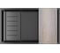 Мойка Paulmark NEXT-MULTI SINK 74 UNI нерж. сталь, вороненая сталь,740х450мм, PM787445-GM 1