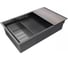 Мойка Paulmark NEXT-MULTI SINK 74 UNI нерж. сталь, вороненая сталь,740х450мм, PM787445-GM 2