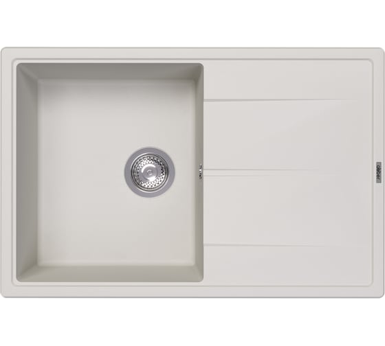 Кухонная мойка ABBER Quarz белый AQ2904W 1