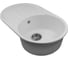 Мойка MIXLINE ML-GMS105 СТАНДАРТ овальная с крылом, белый 331, 740_460_190мм 558121 1