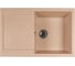 Мойка MIXLINE ML-GMS107 СТАНДАРТ с крылом, песочный 302, 770_493_190мм 558129 1