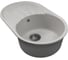 Мойка MIXLINE ML-GMS105 СТАНДАРТ овальная с крылом, серый 310, 740_460_190мм 558126 1